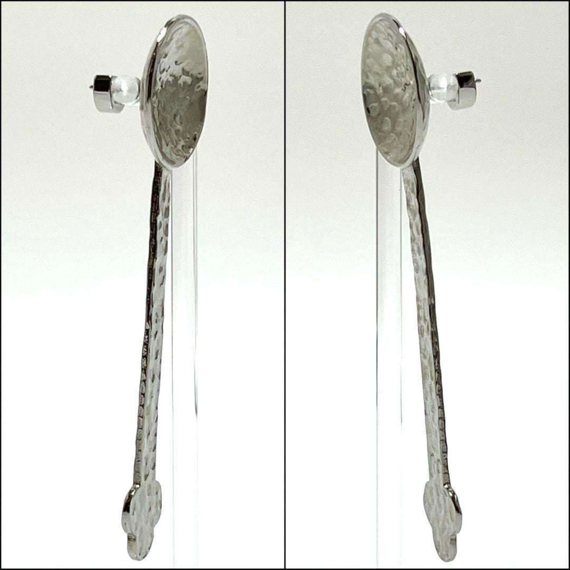 Earrings Silver-Tone Metal