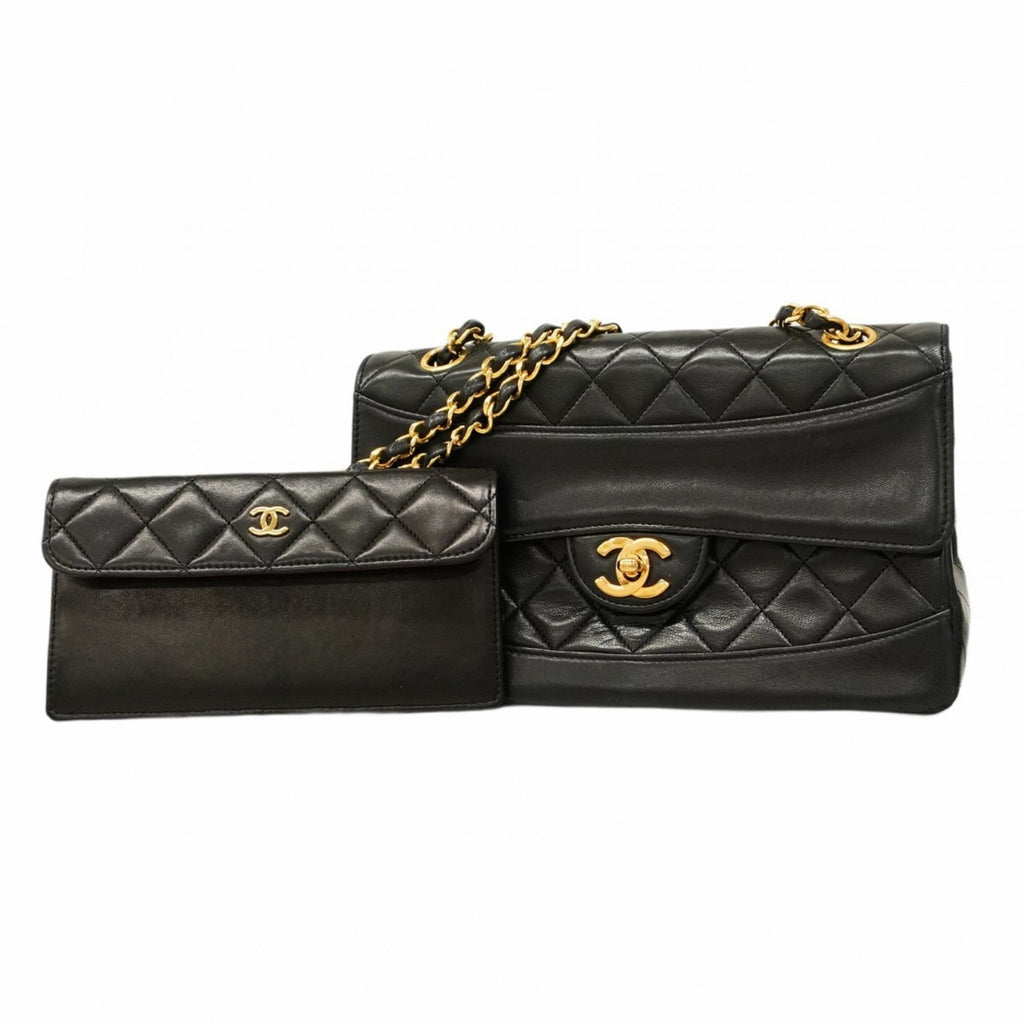 Vintage CC Chain Flap Bag Quilted Lambskin Medium