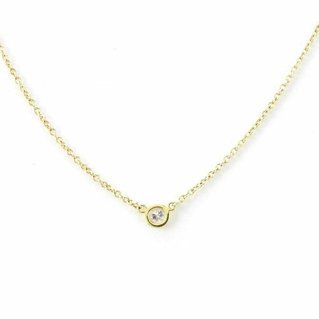 Elsa Peretti Pendant Necklace 18K Yellow Gold 3.9mm