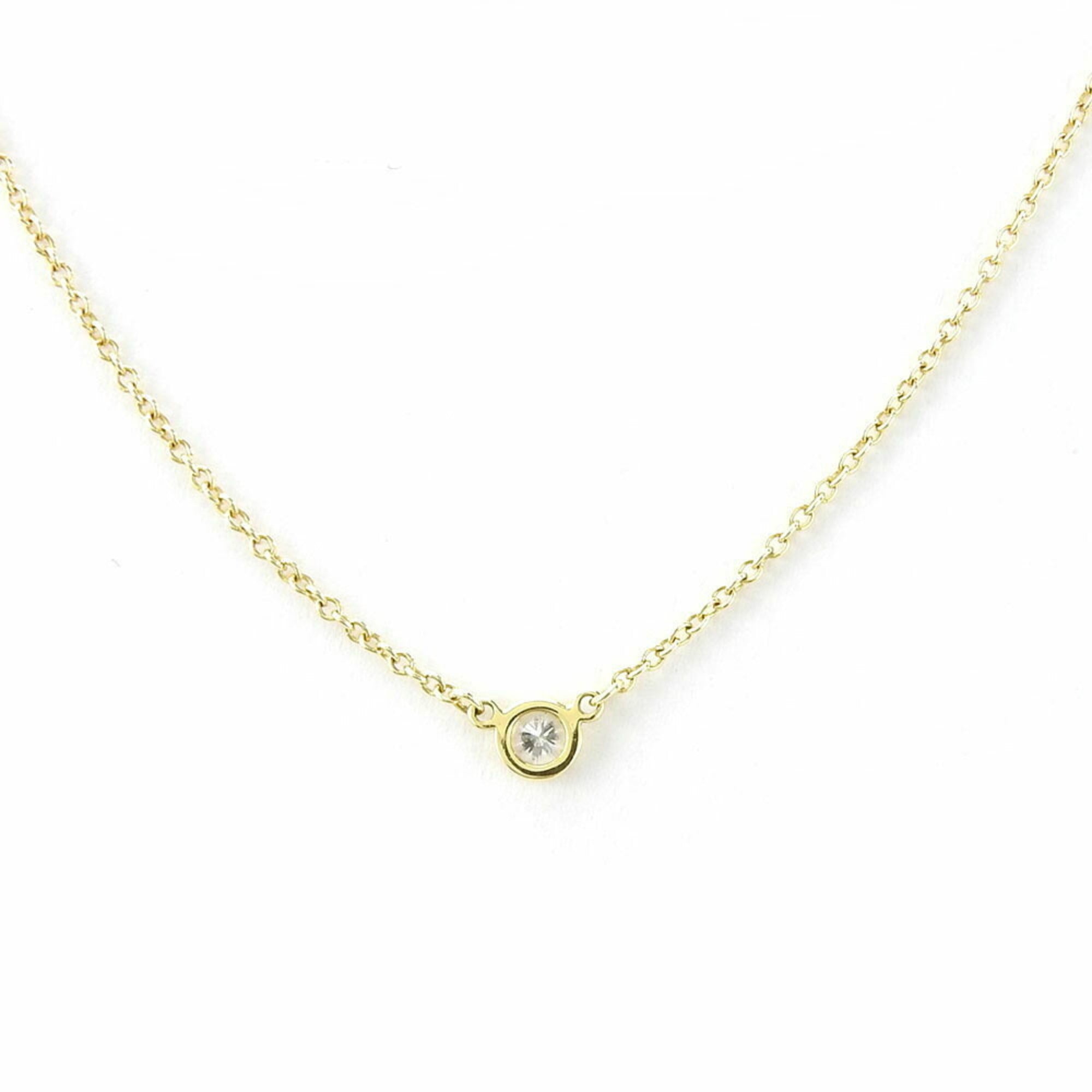 Elsa Peretti Pendant Necklace 18K Yellow Gold 3.9mm