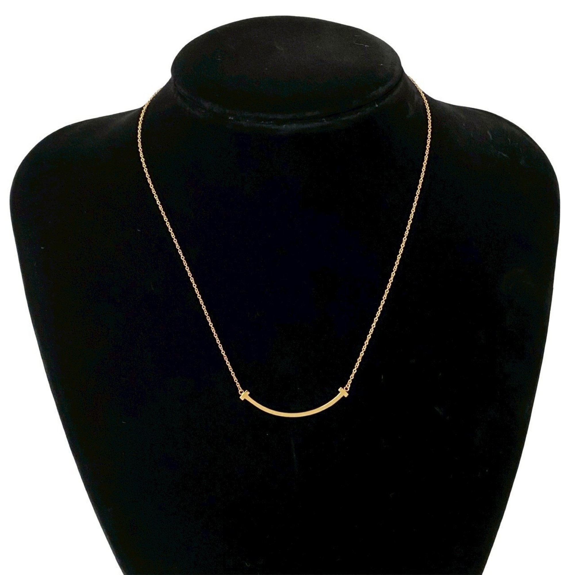 T Smile Pendant Necklace