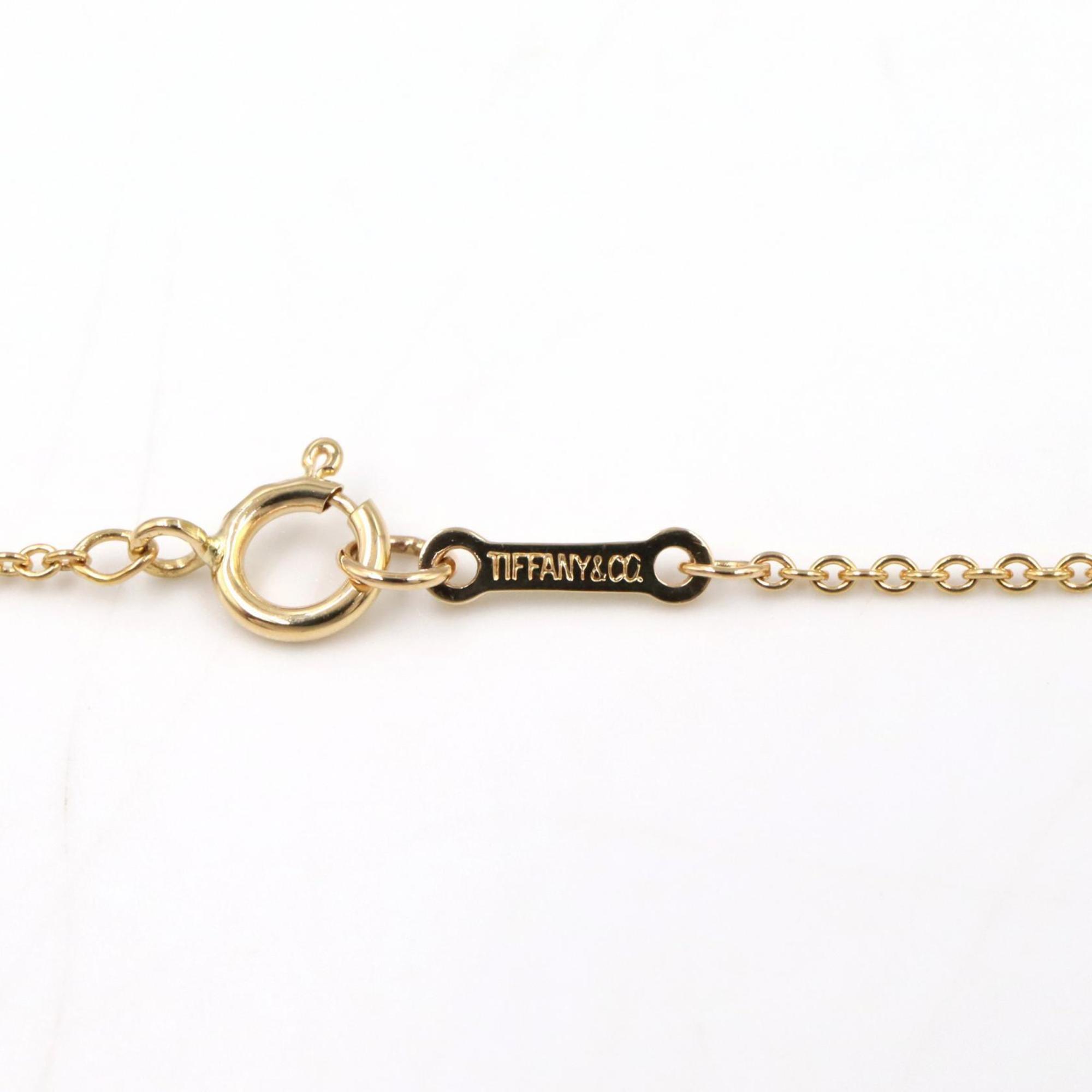 Open Heart Pendant Necklace 18K Yellow Gold 20mm
