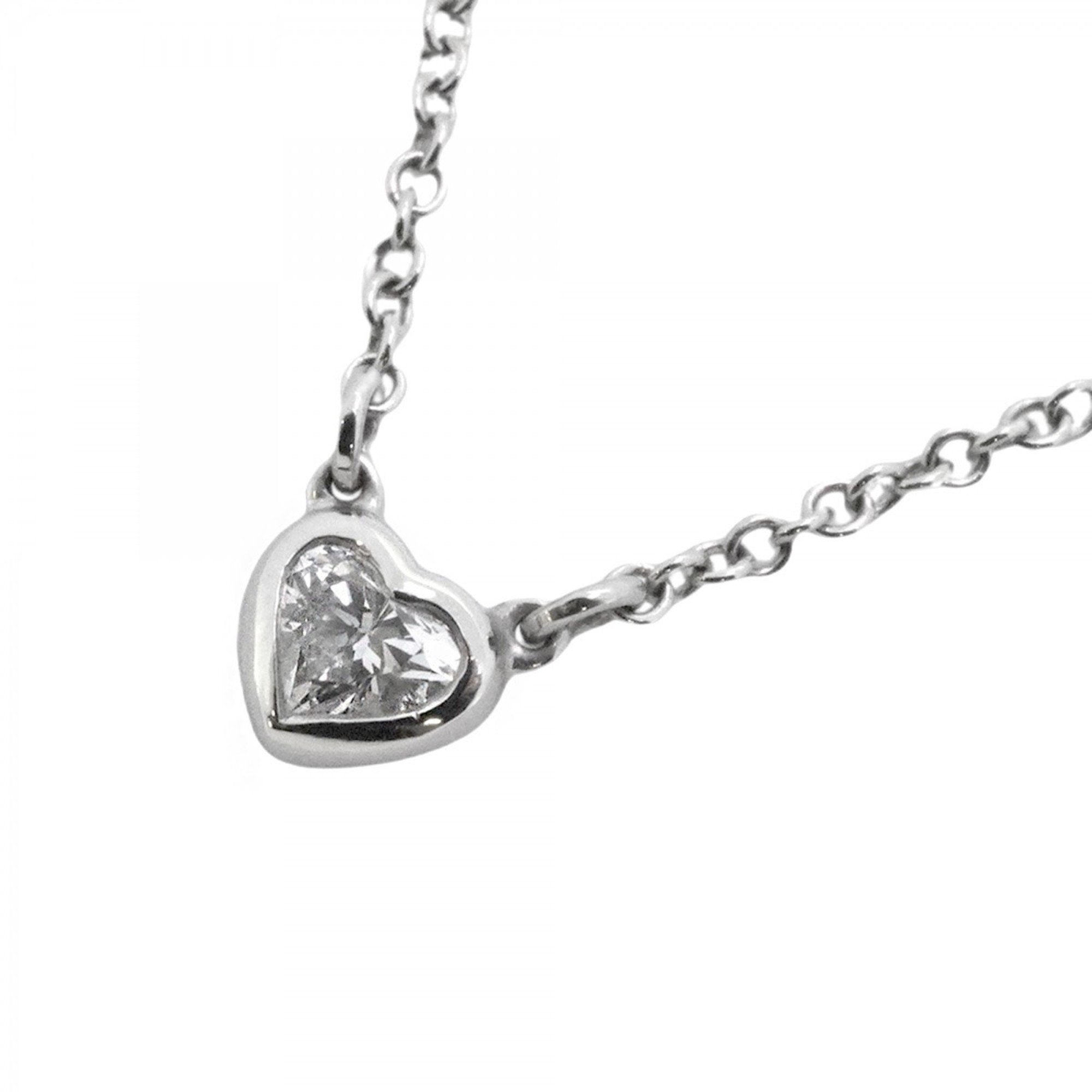 Elsa Peretti Diamonds By The Yard Pendant Necklace Platinum and Diamond