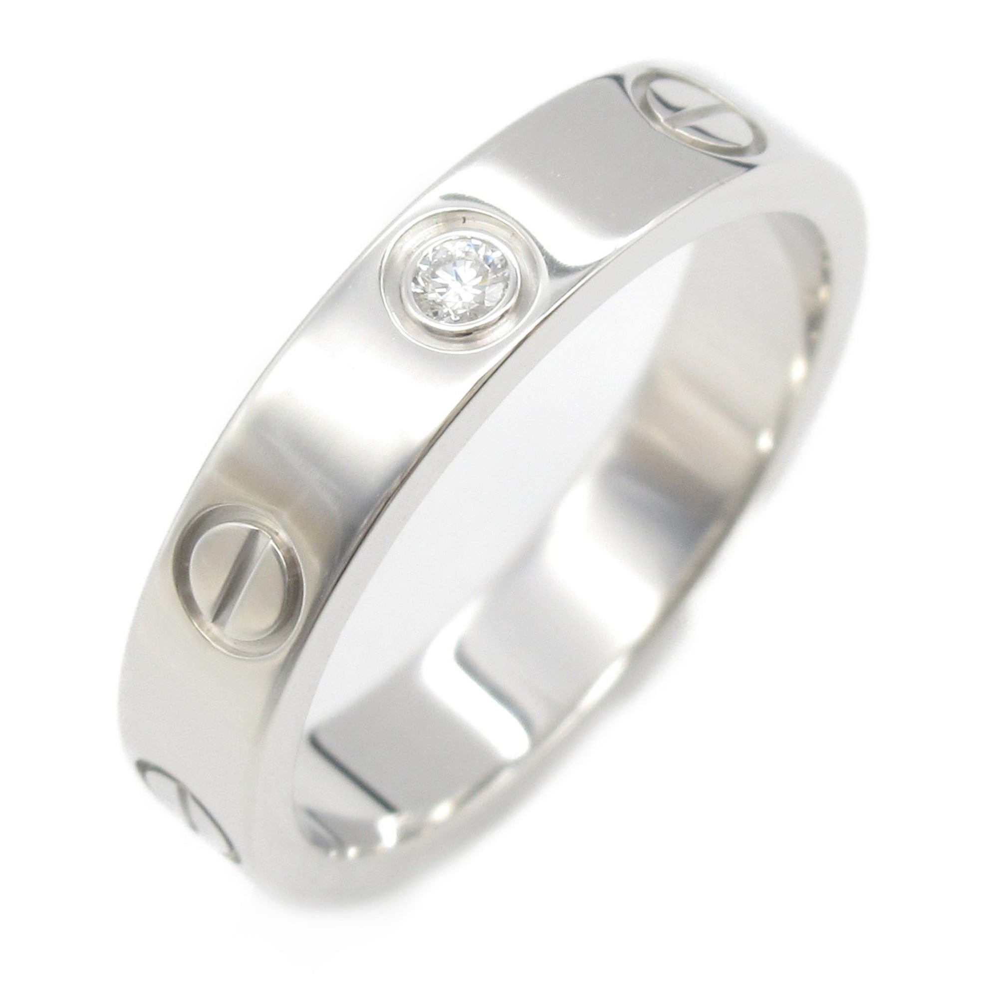 Mini Ring 18K White Gold with Diamonds