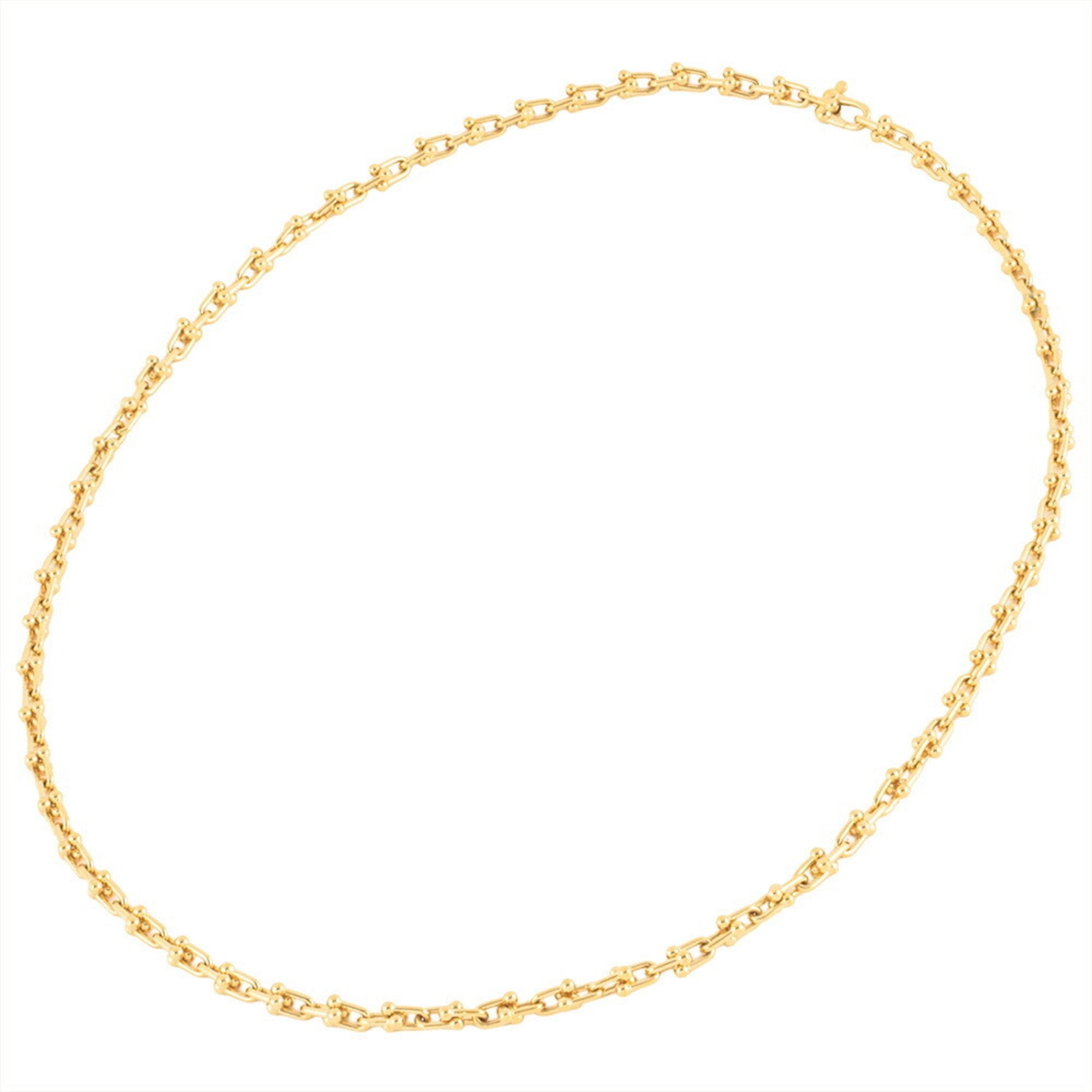Hardware Microlink Pendant Necklace 18K Yellow Gold