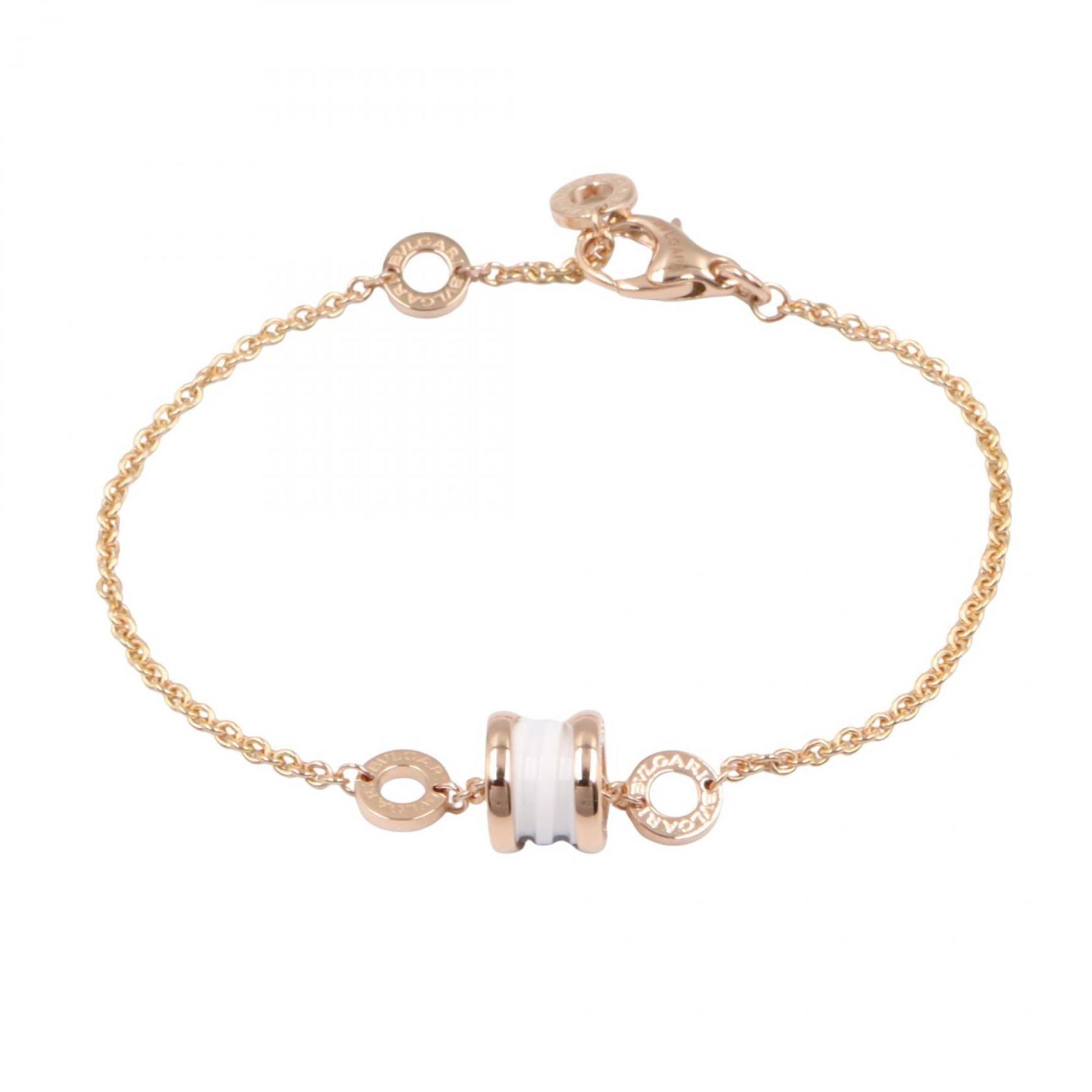 B.Zero1 Bracelet Ceramic and 18K Rose Gold Small