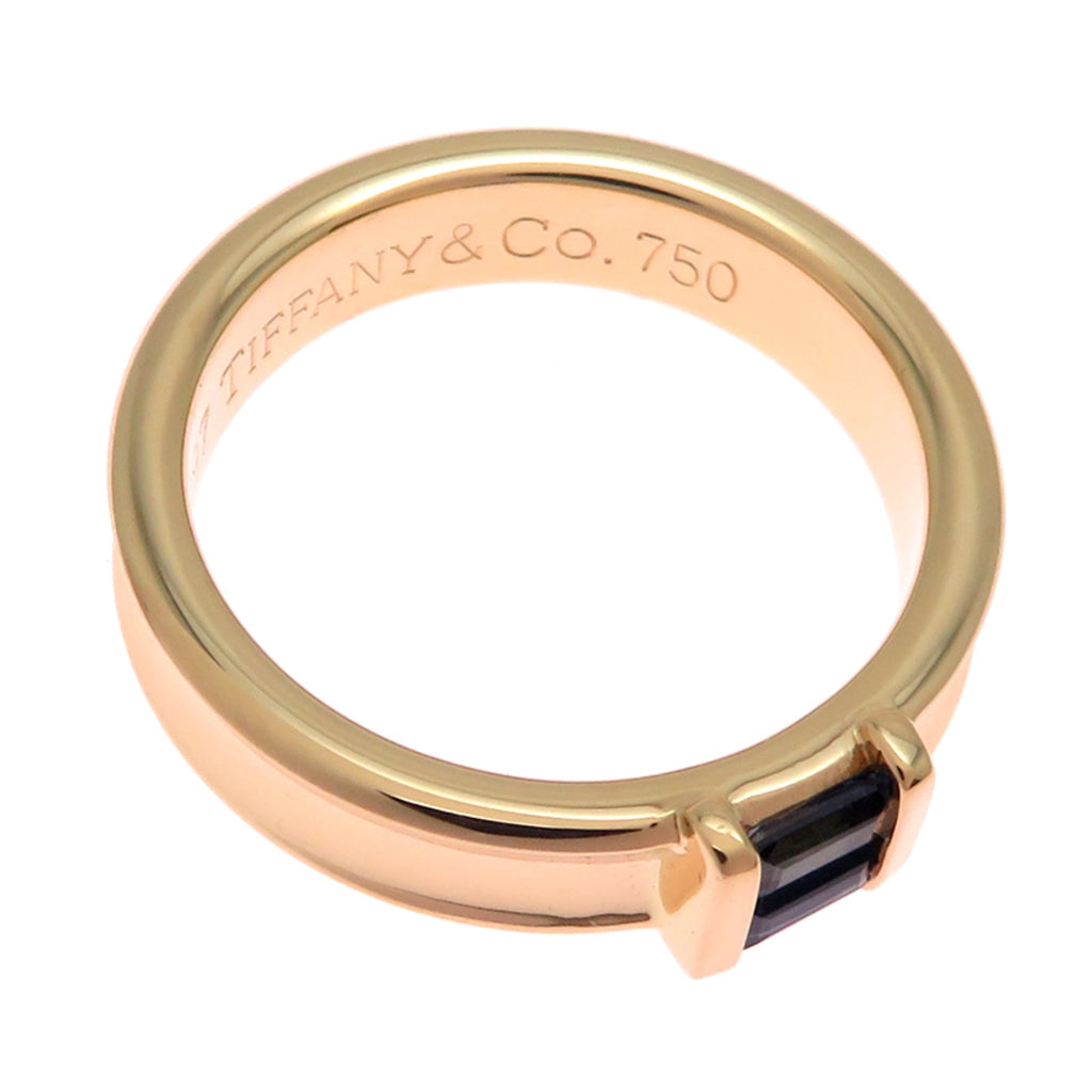Stacking Ring 18K Yellow Gold with Sapphire