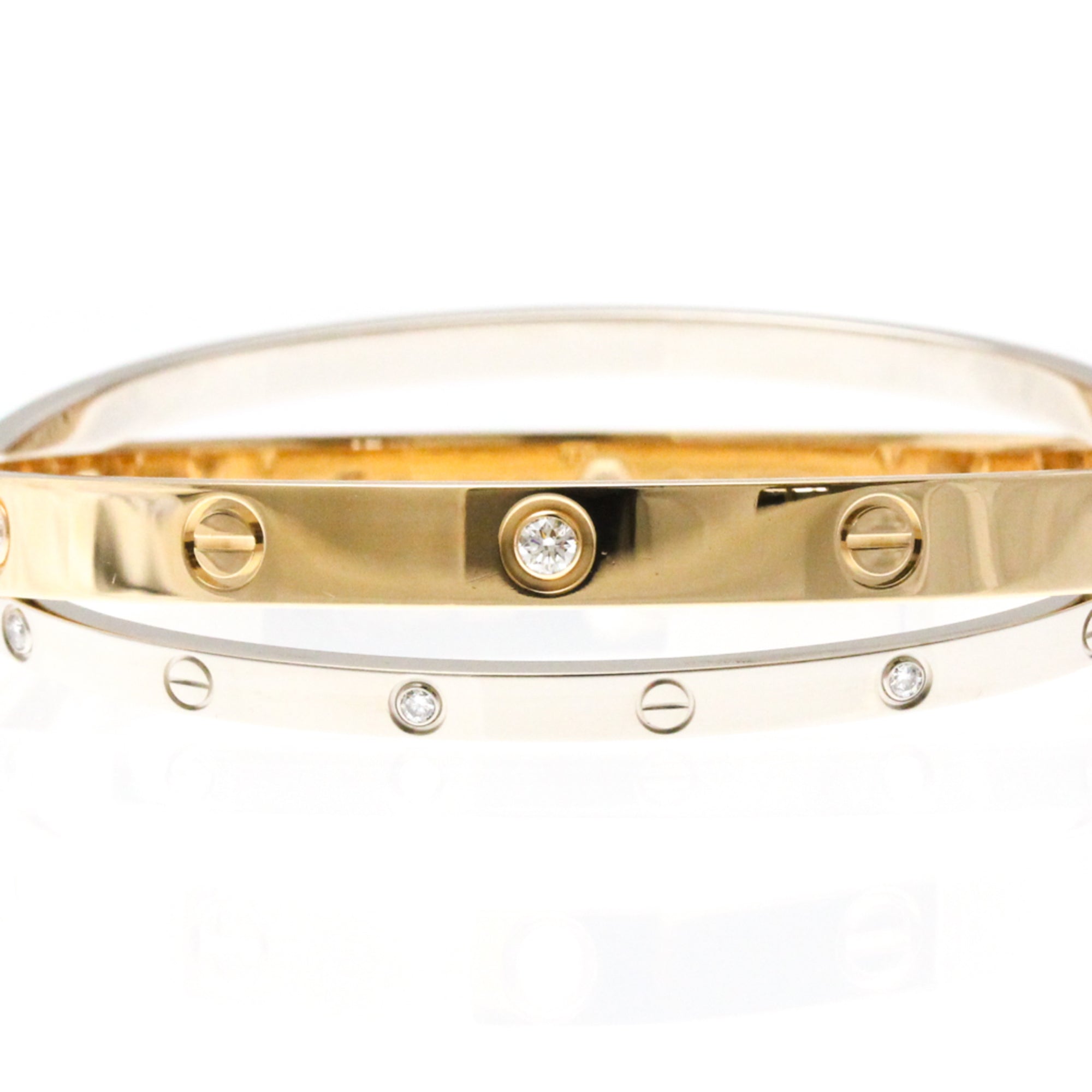 Bracelet 18K Rose Gold and 18K White Gold with Diamond