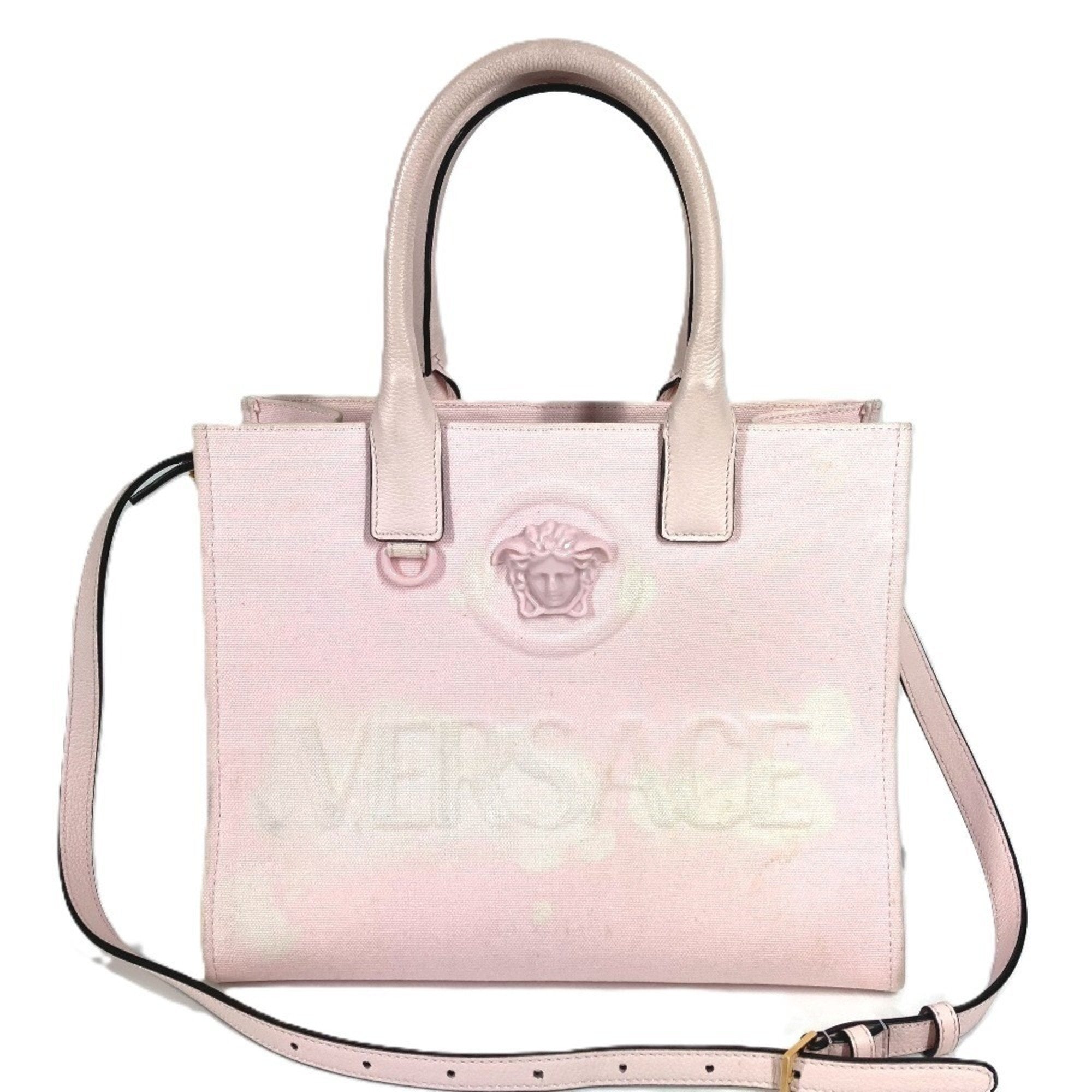 La Medusa Tote Embossed Canvas Large