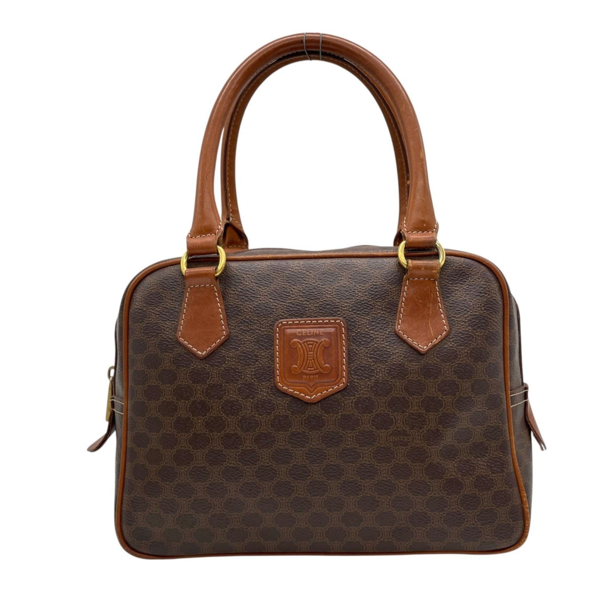 Boston Bag Triomphe Coated Canvas Small