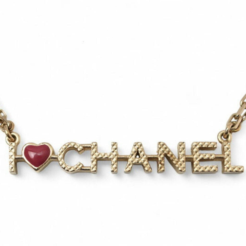 Pendant Necklace Metal Heart Double Choker