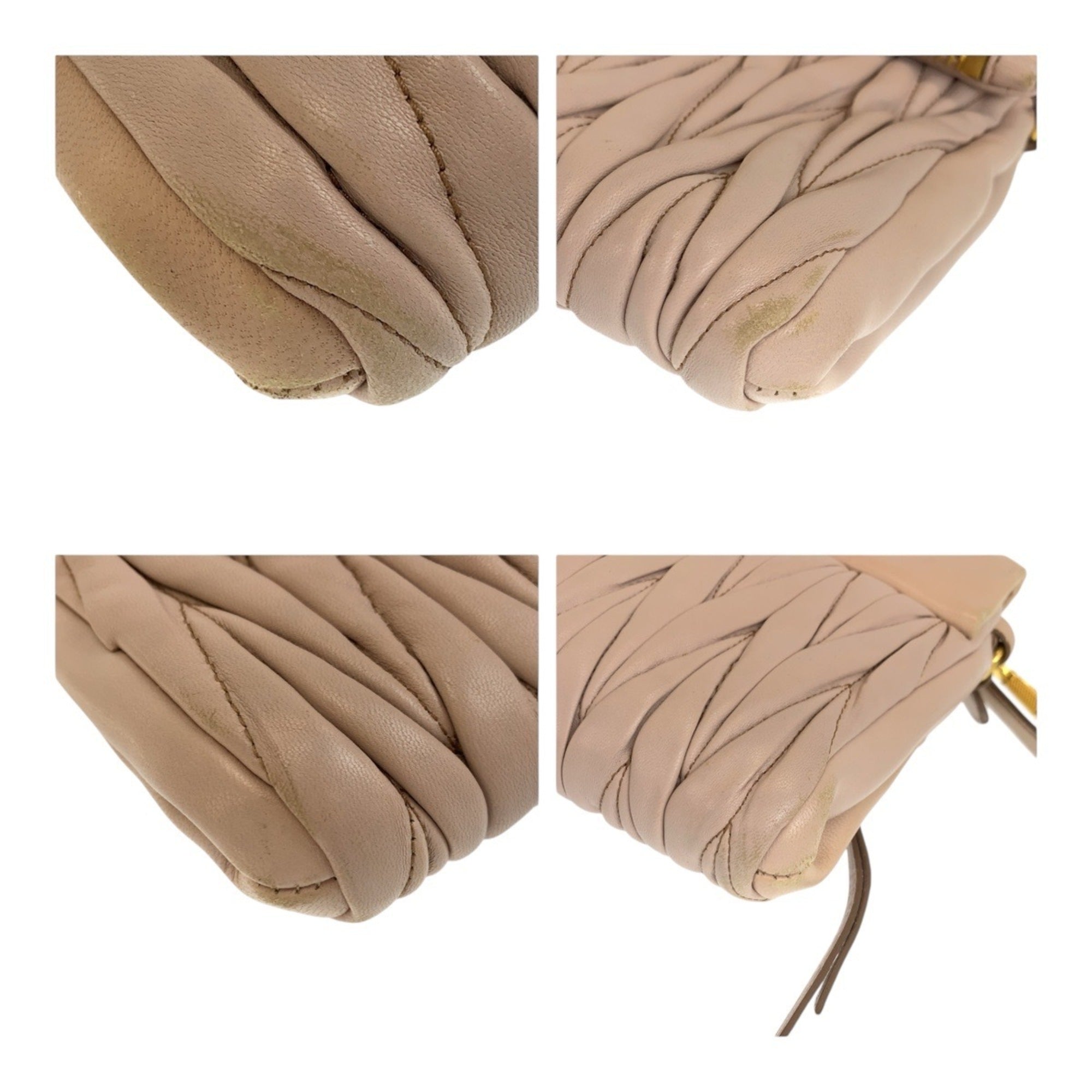 Flap Crossbody Bag Matelasse Leather Small