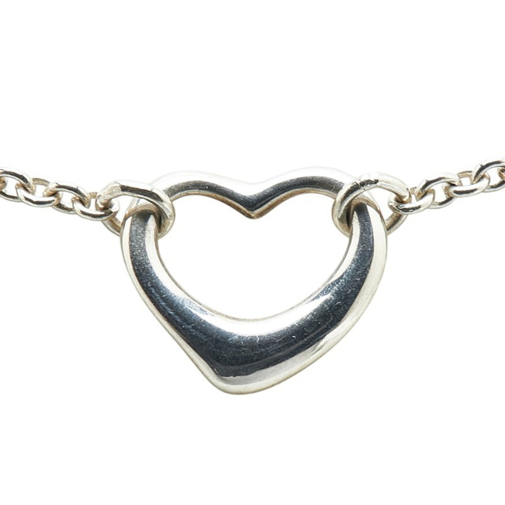 Triple Heart Pendant Necklace Sterling Silver