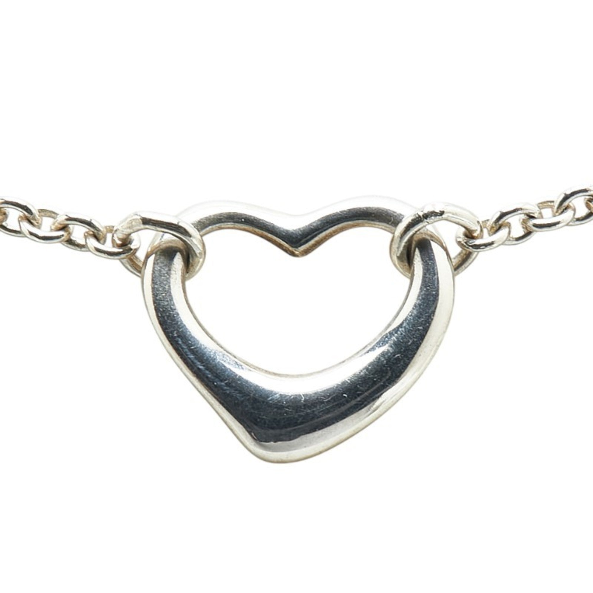 Triple Heart Pendant Necklace Sterling Silver