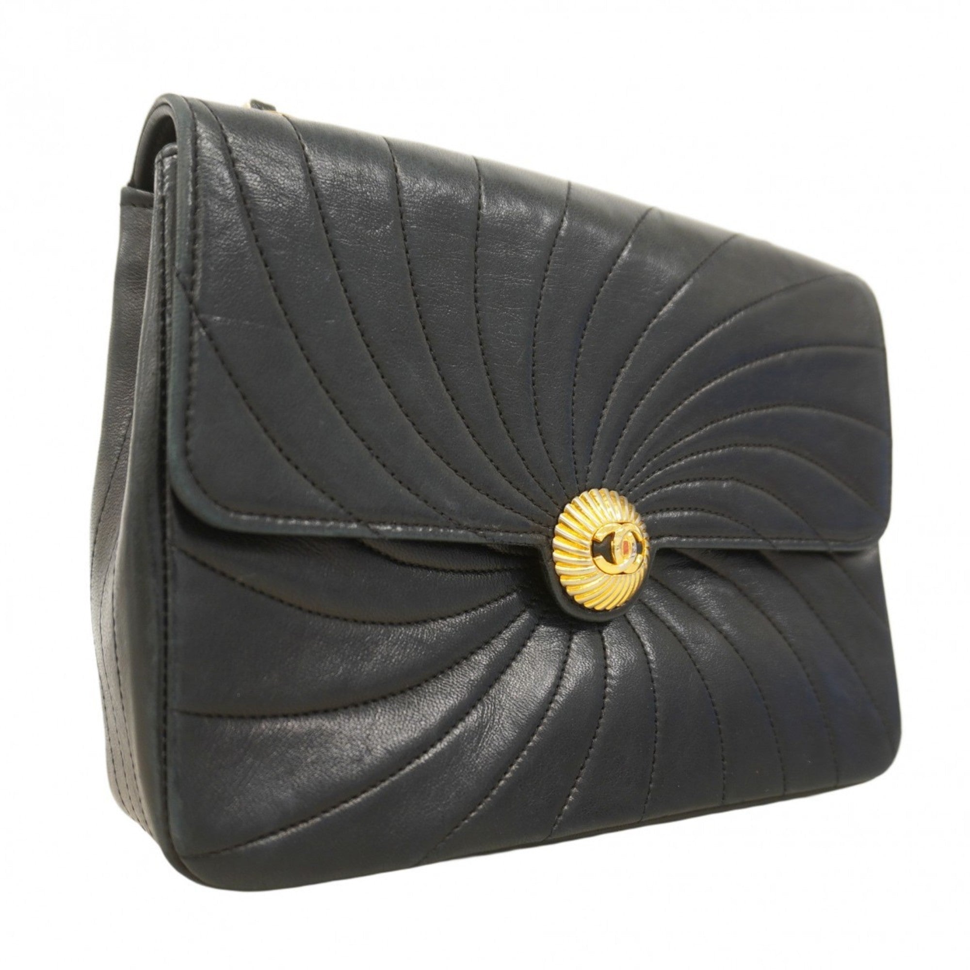 Vintage Envelope Flap Bag Quilted Lambskin Small