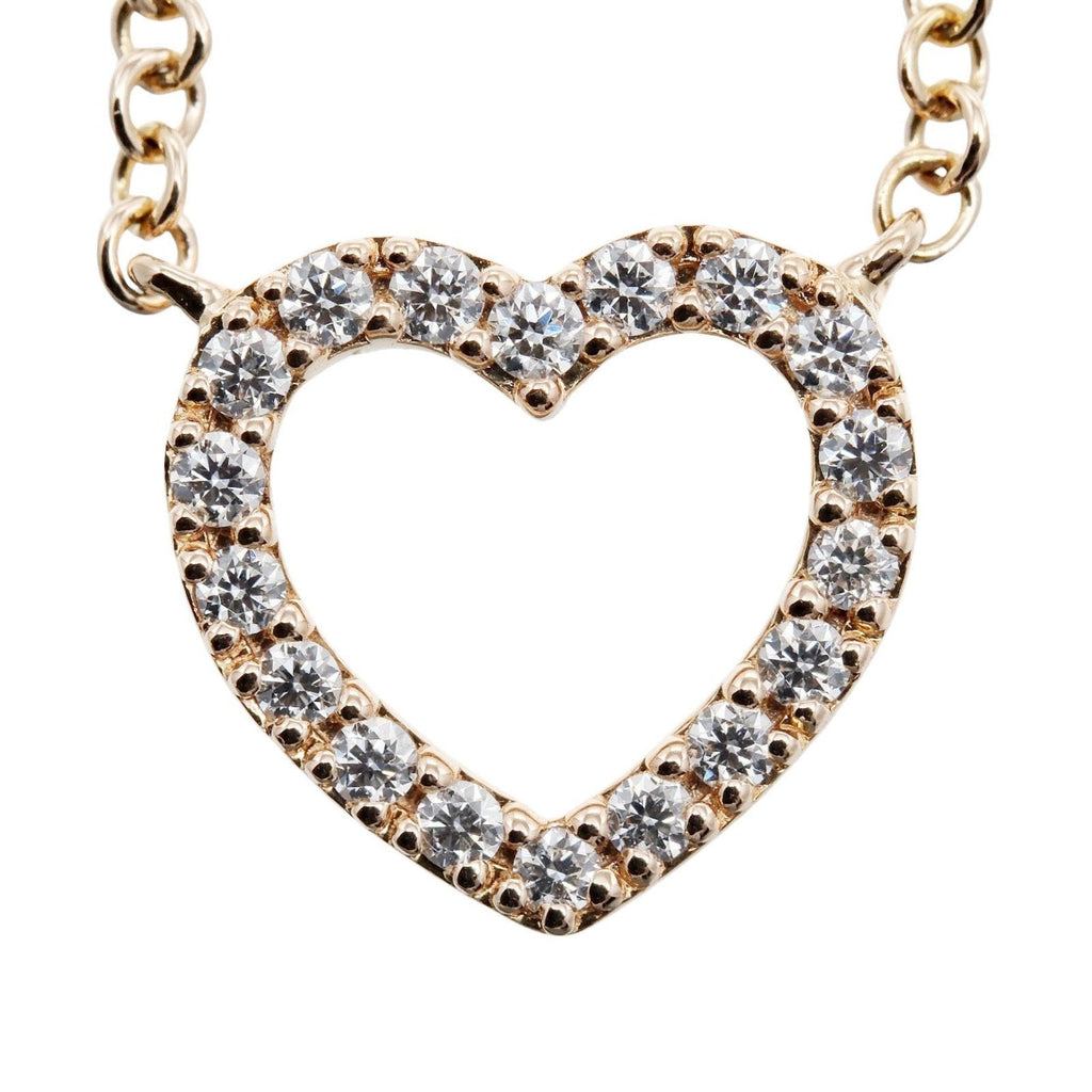 Pendant Necklace 18K Rose Gold with Diamond