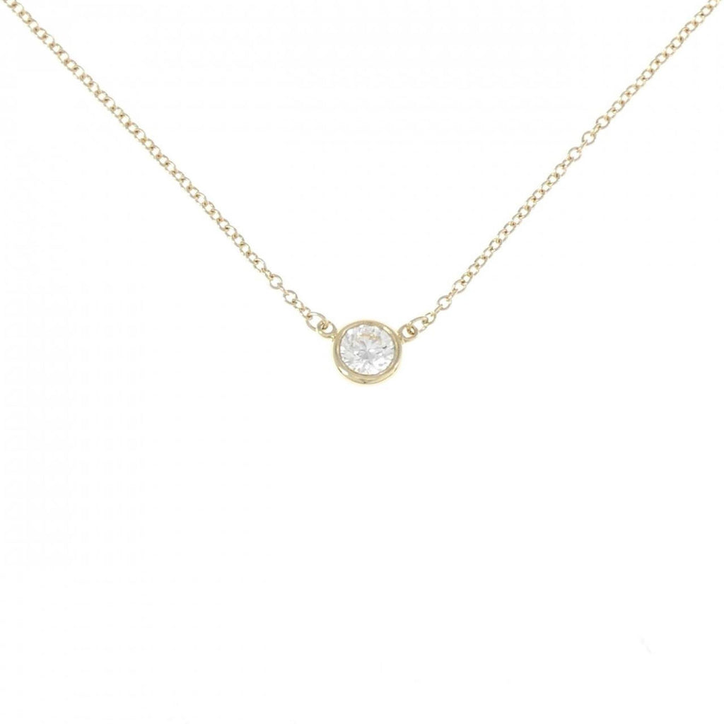 Elsa Peretti Diamonds By The Yard Pendant Necklace 18K Yellow Gold and Diamond