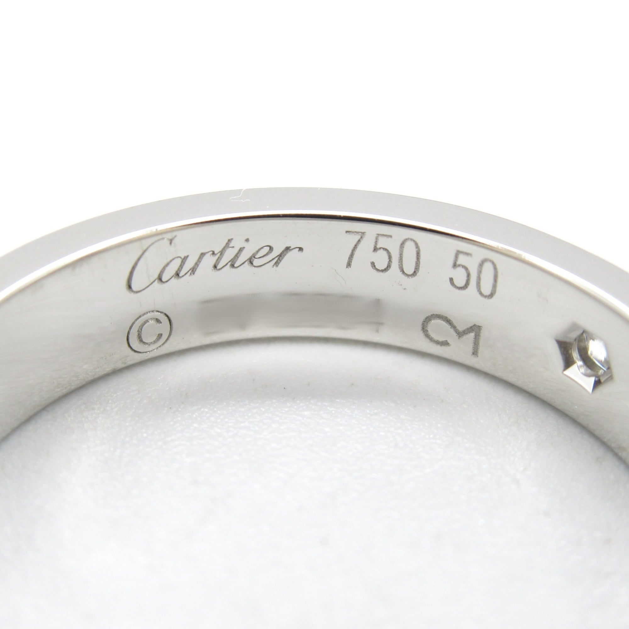 Mini Ring 18K White Gold with Diamonds