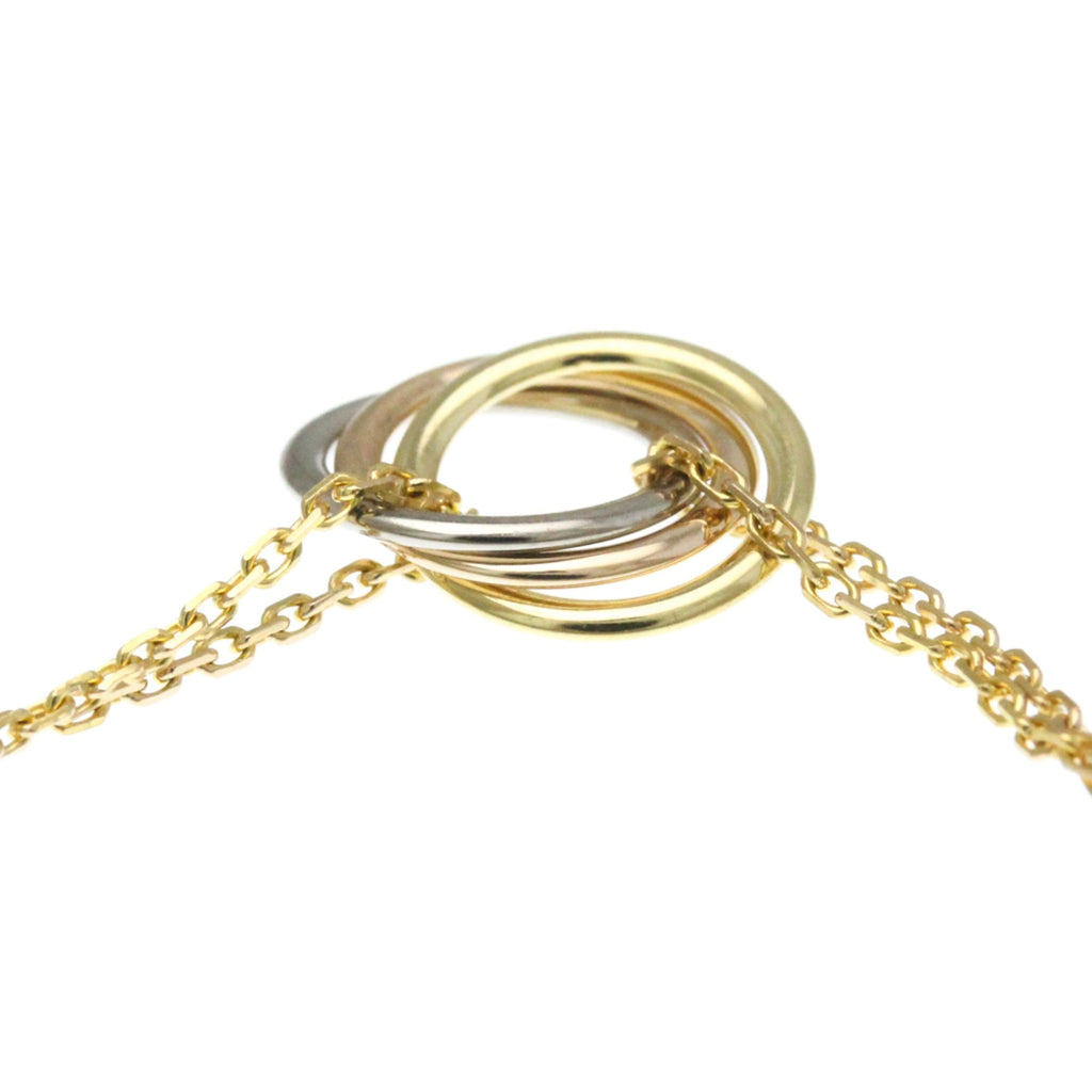 Trinity Pendant Necklace 18K Tricolor Gold