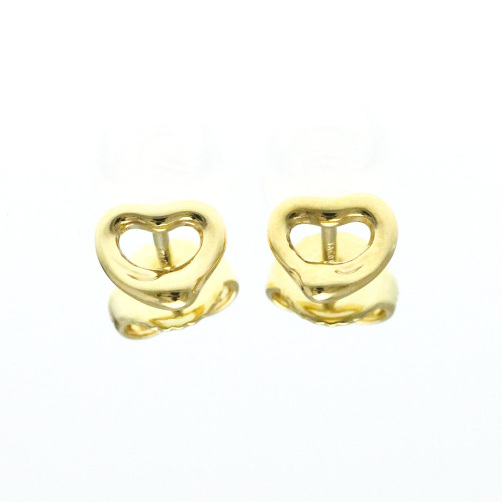 Open Heart Earrings 18K Yellow Gold 7.2mm 18K Yellow Gold