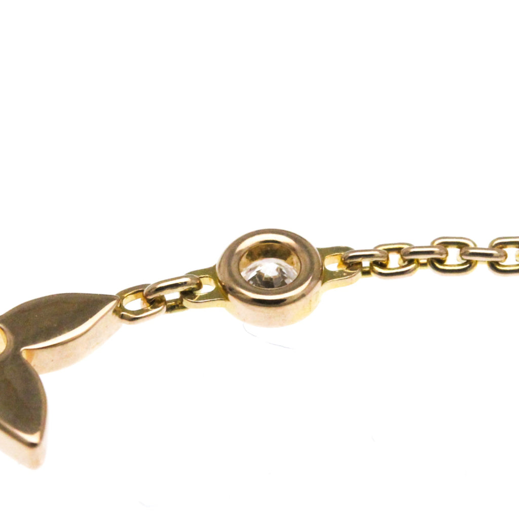 Monogram Idylle Pendant Necklace 18K Rose Gold With Diamond