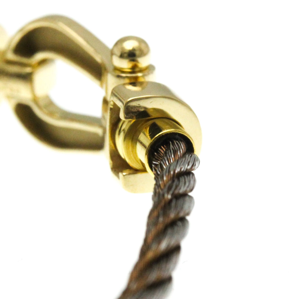Force 10 Bracelet Stainless Steel and 18K Yellow Gold Medium