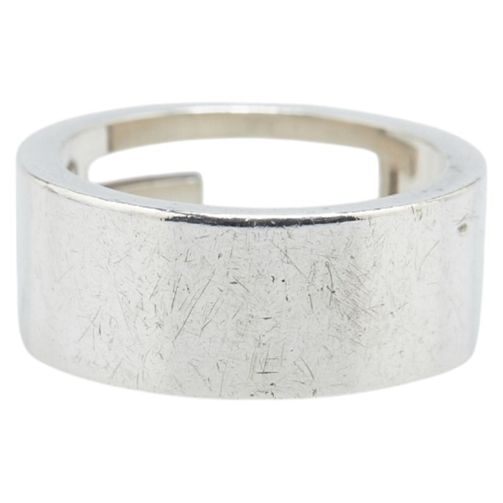 Branded G Band Ring Sterling Silver