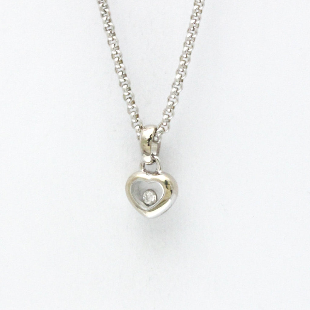 Pendant Necklace 18K White Gold With Diamond