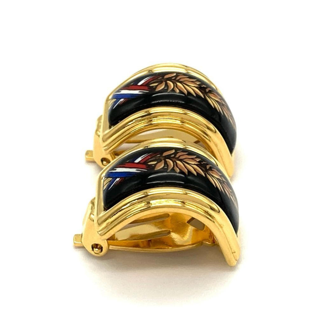 Earrings Gold-Tone Metal