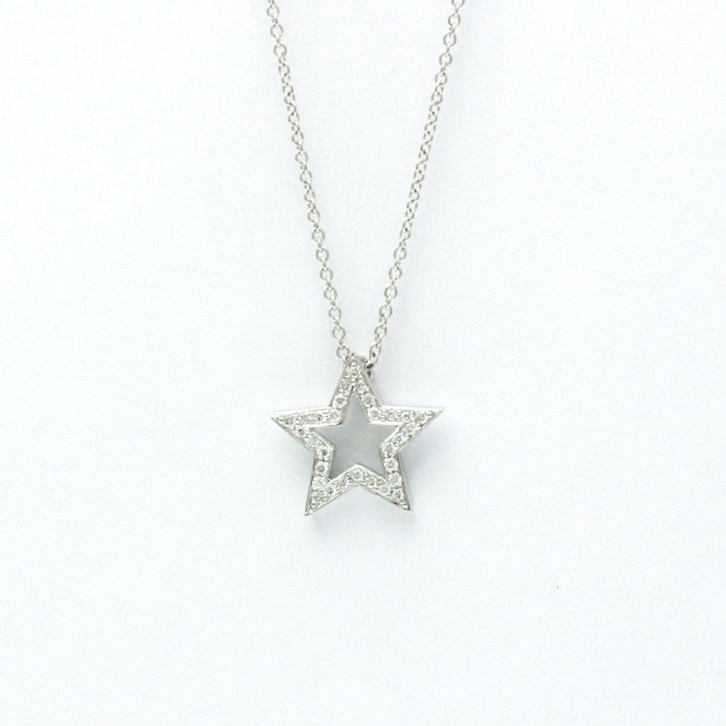 Pendant Necklace Platinum With Diamond