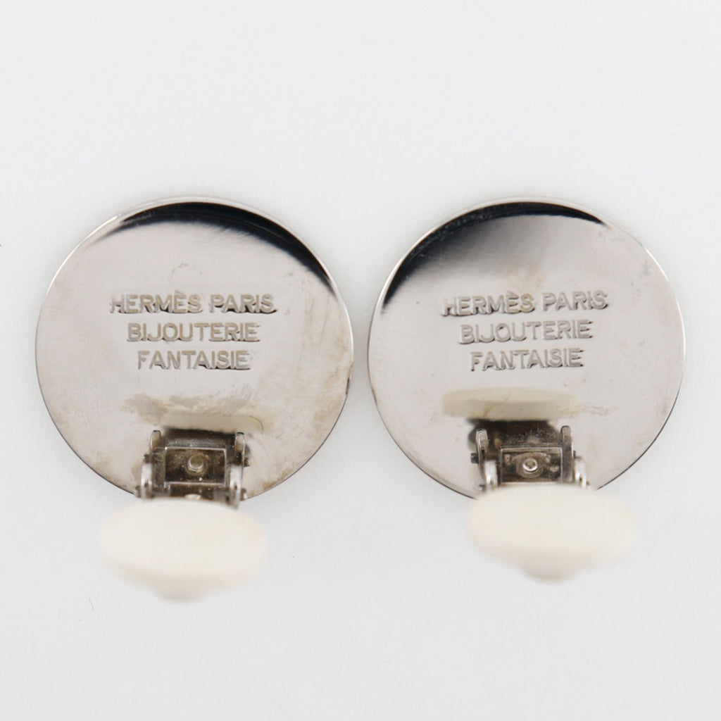 Clip-On Earrings Clip-On Silver-Tone Metal