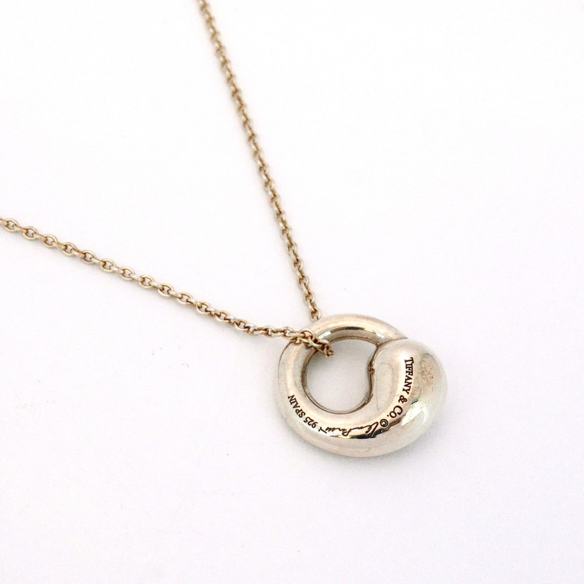 Eternal Circle Pendant Necklace Sterling Silver