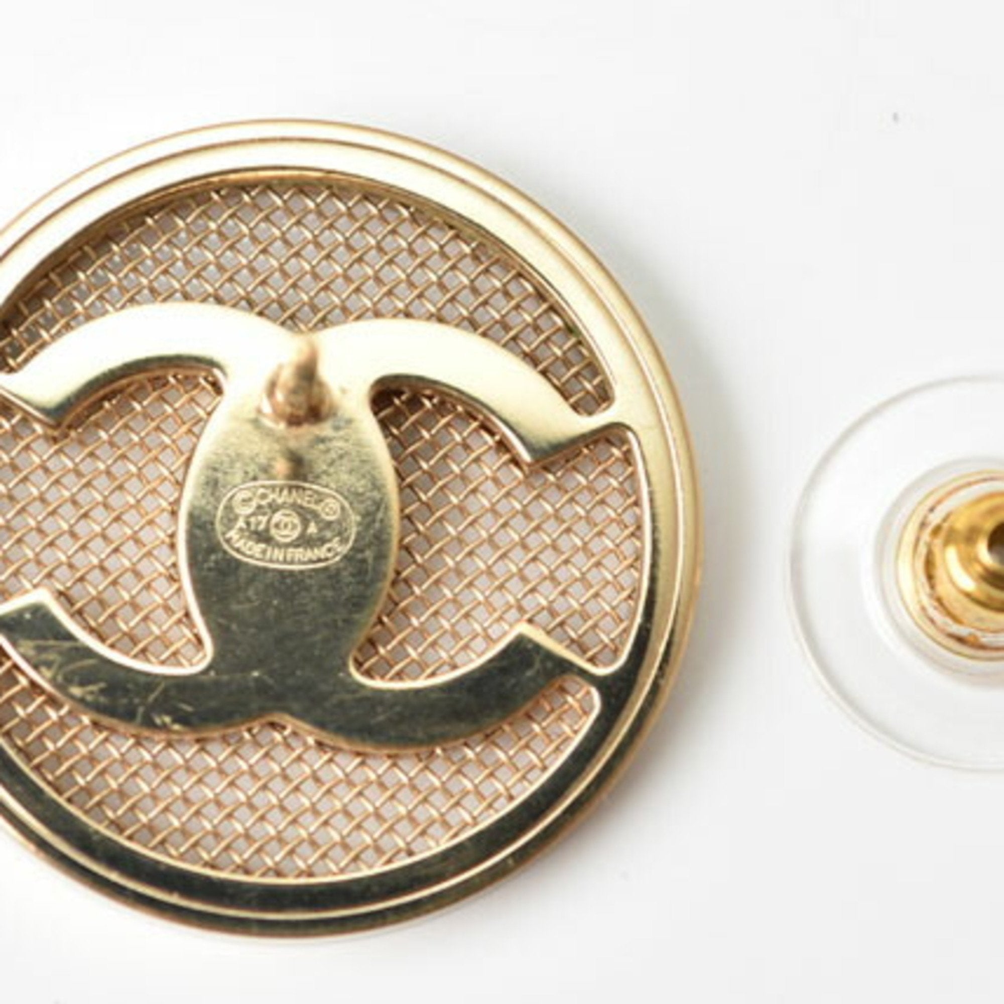 Earrings Gold-Tone Metal