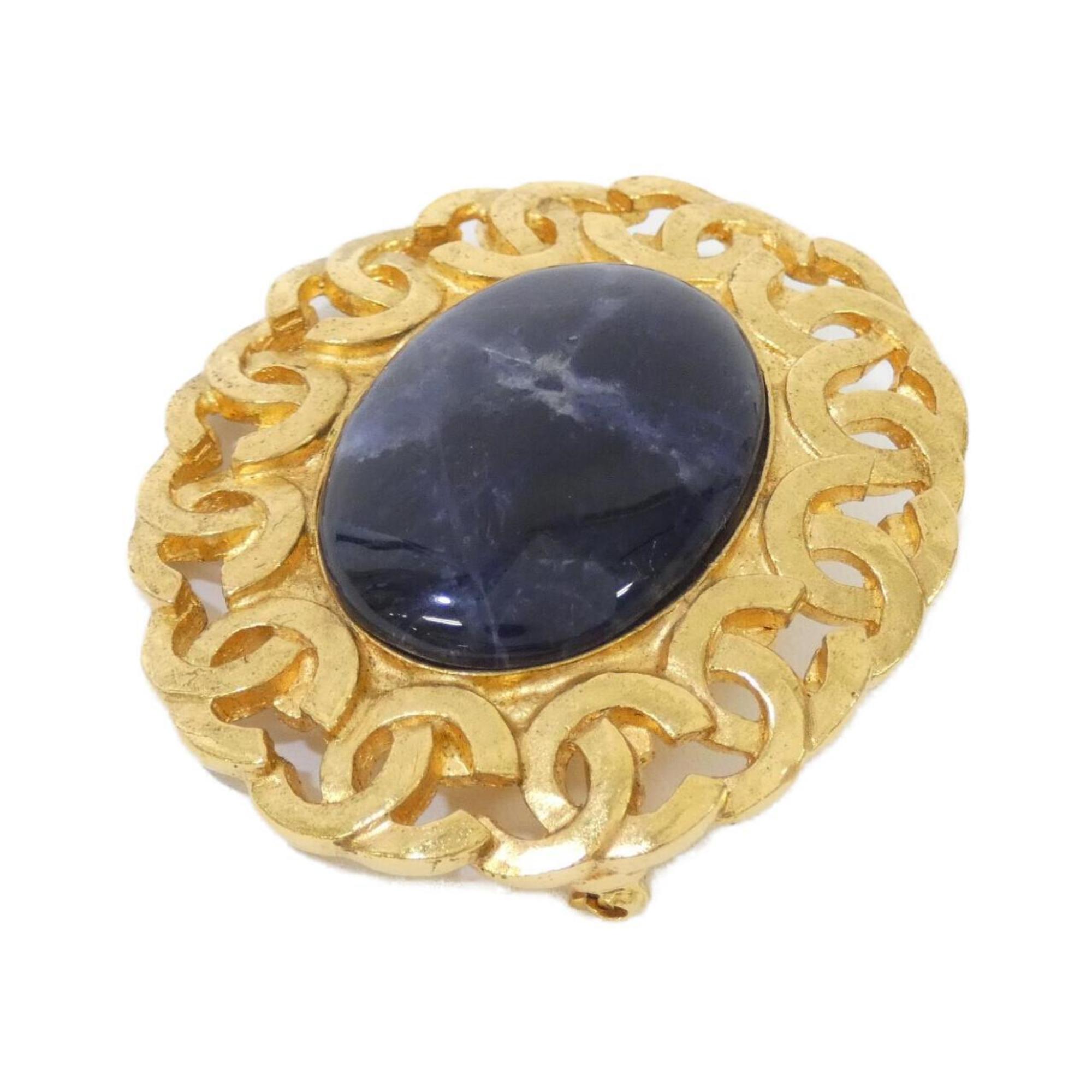 Brooch Gold-Tone Metal