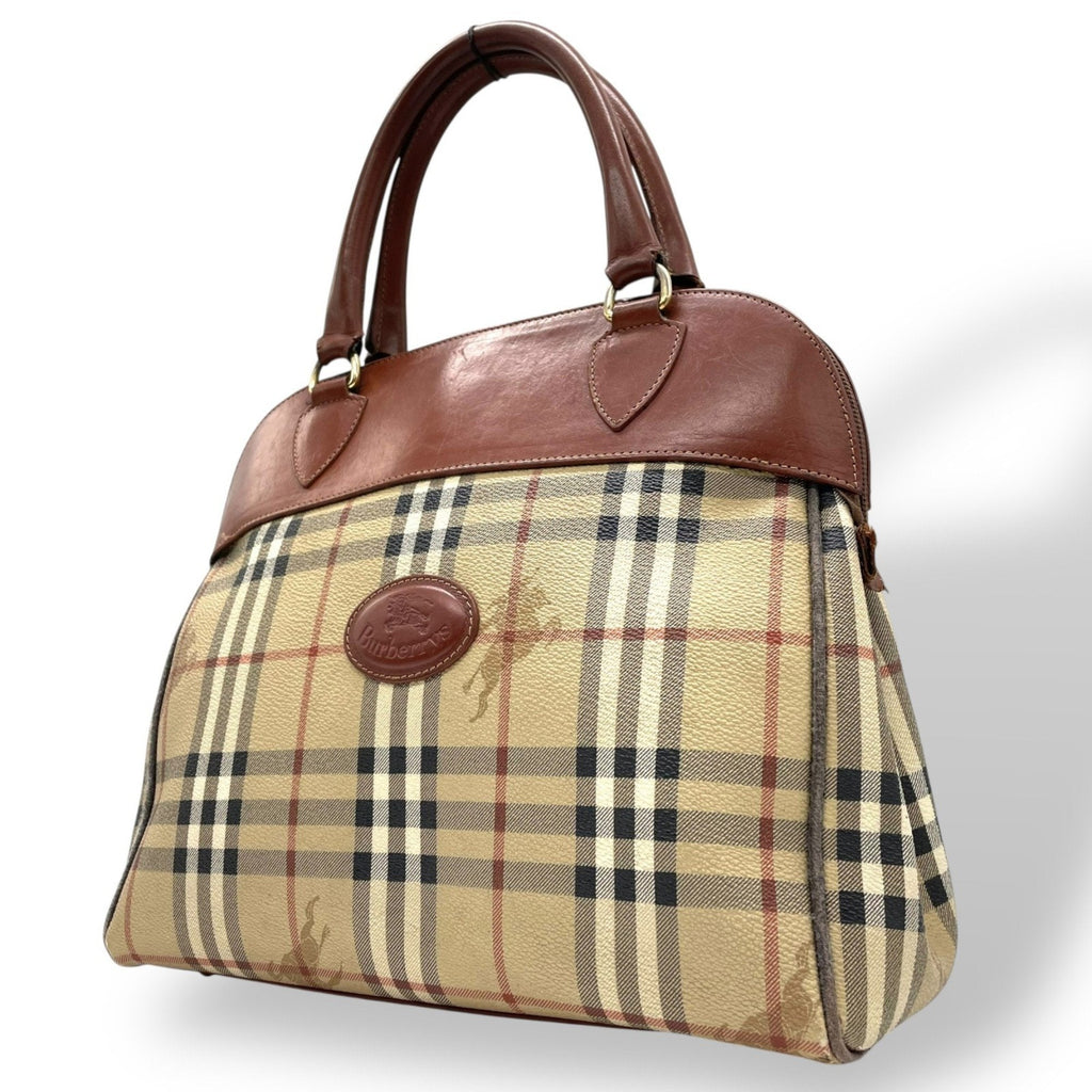 Hepburn Convertible Tote Haymarket Coated Canvas and Leather Small