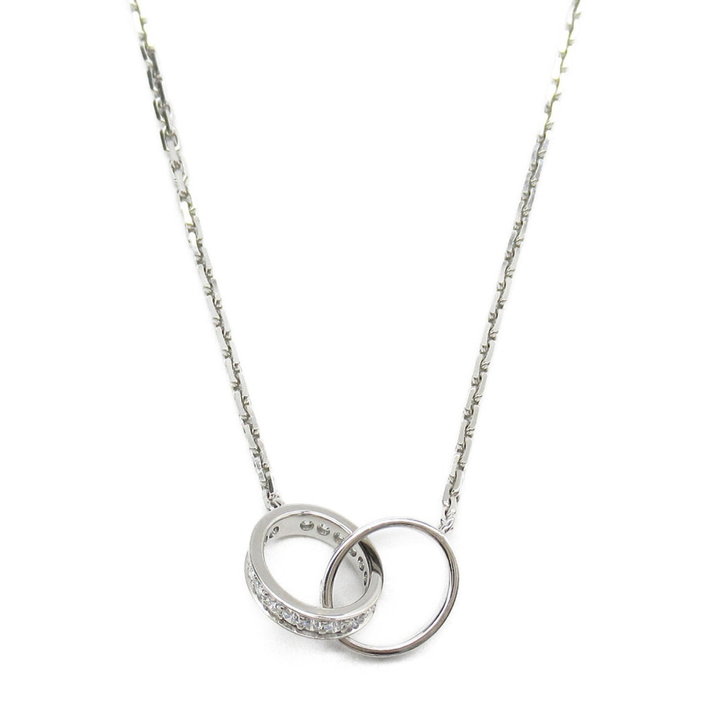 Love Pendant Necklace 18K White Gold with Diamond