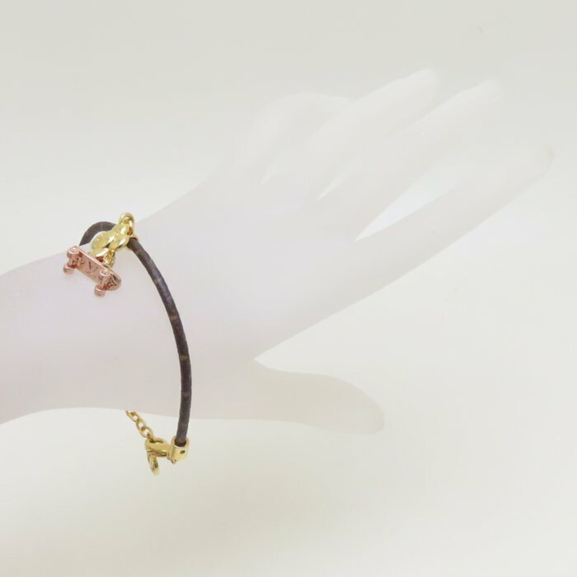 Vivienne Kickflip Bracelet Gold and Monogram