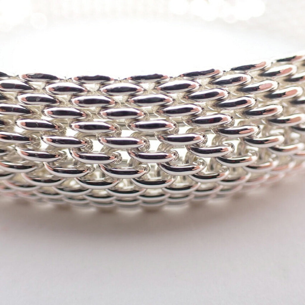Somerset Mesh Bracelet Sterling Silver