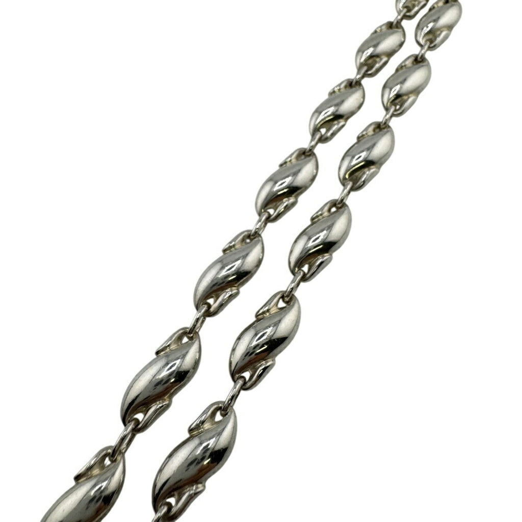 Seahorse Link Necklace Sterling Silver
