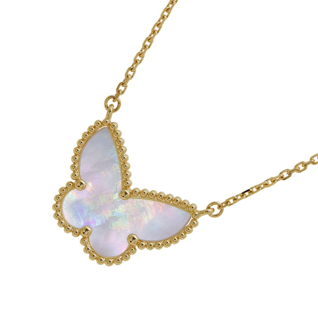 Alhambra Pendant Necklace 18K Yellow Gold and Mother of Pearl