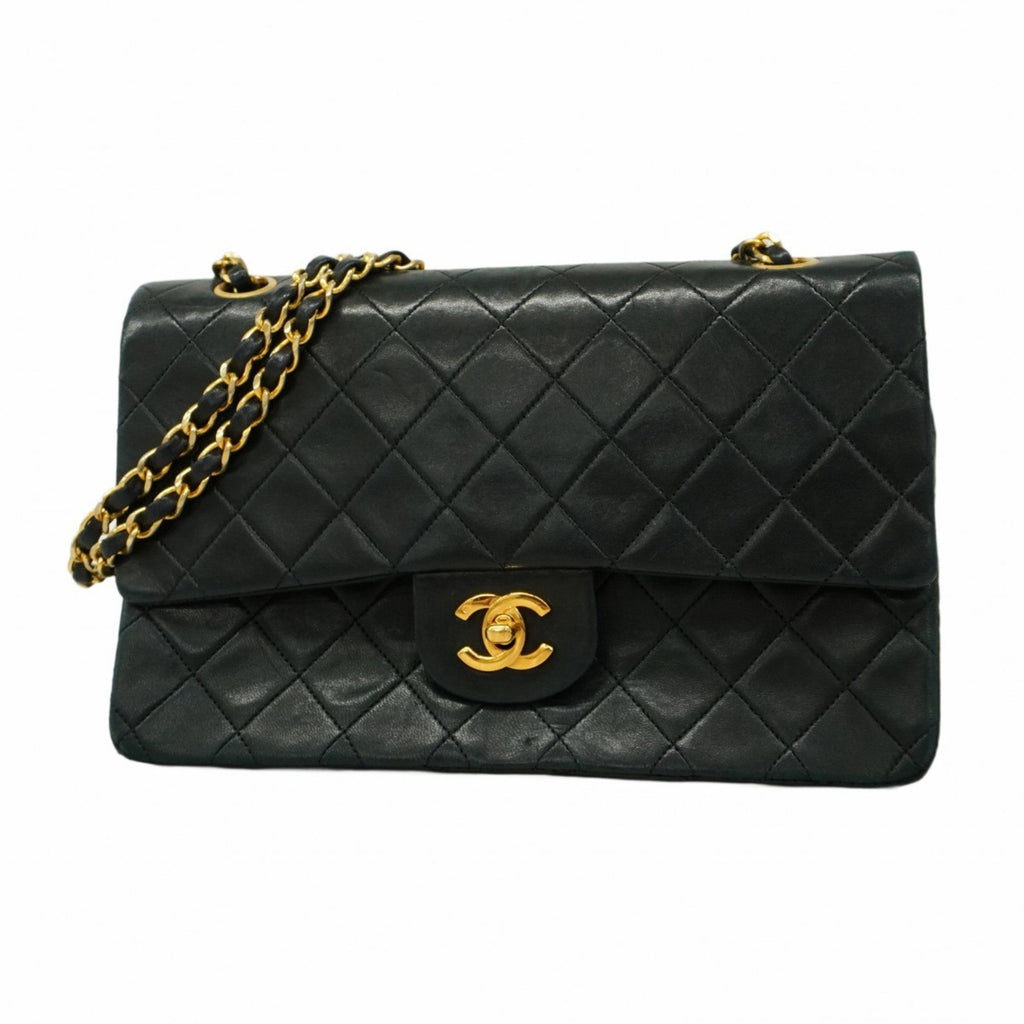 Vintage Classic Double Flap Bag Quilted Lambskin Medium