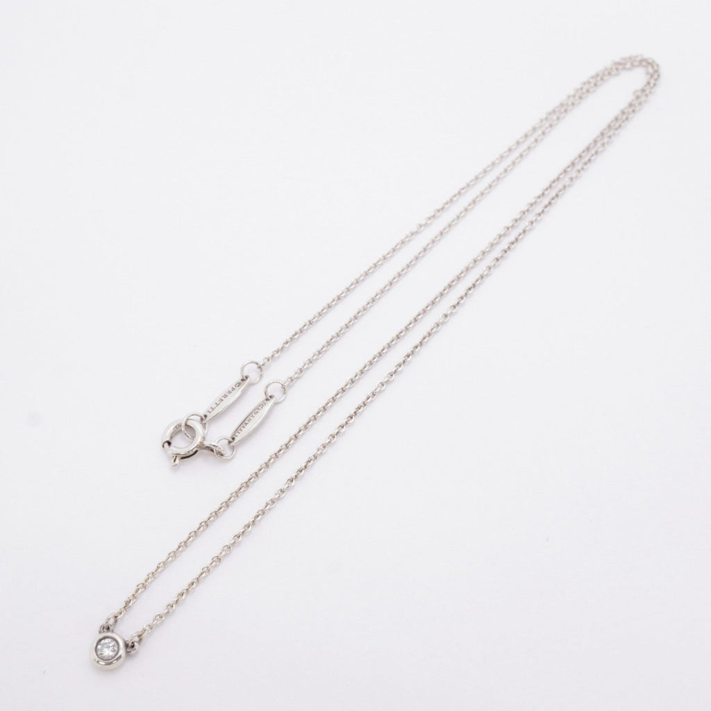 Elsa Peretti Diamonds By The Yard Pendant Necklace Sterling Silver and Diamond