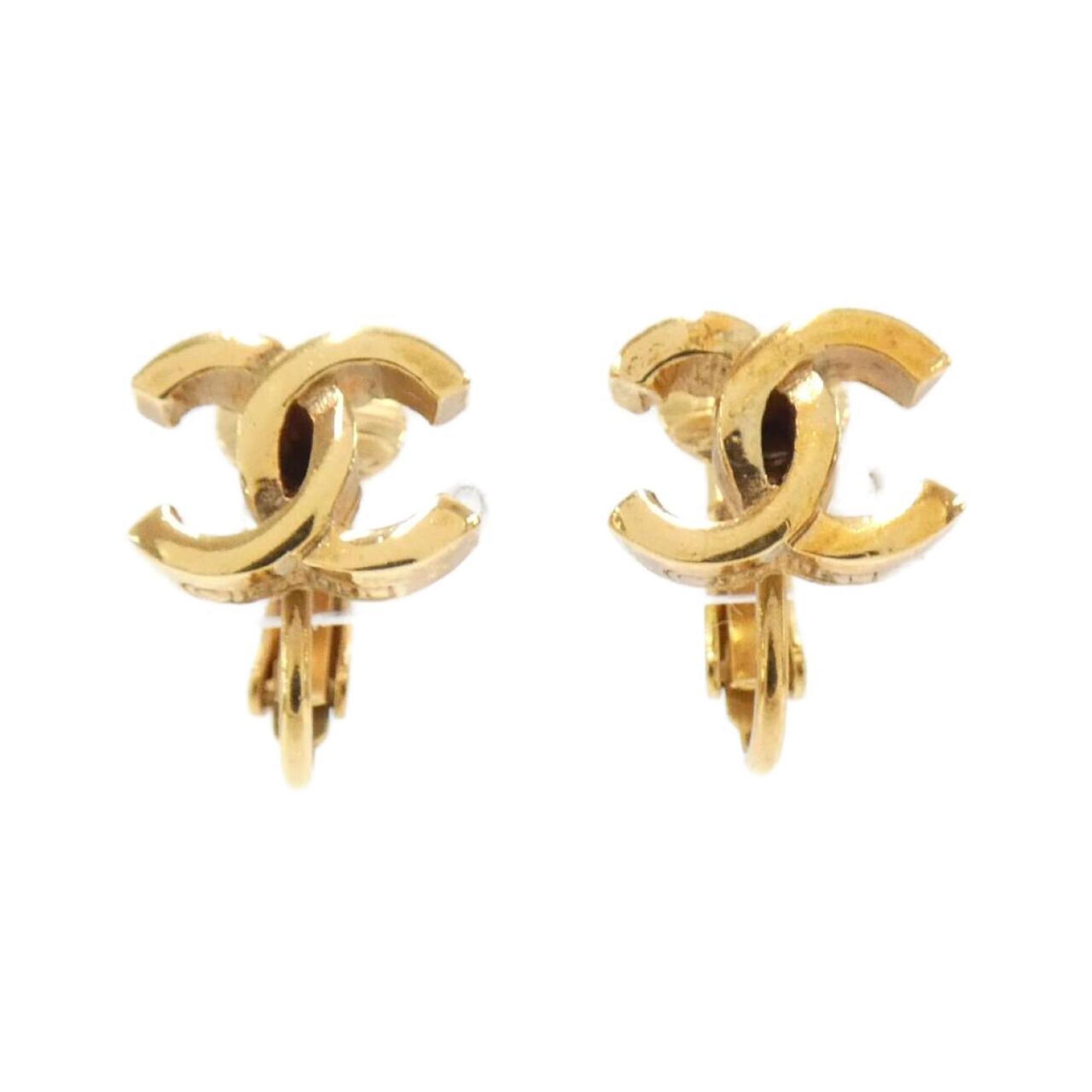 Clip-On Earrings Clip-On Gold-Tone Metal