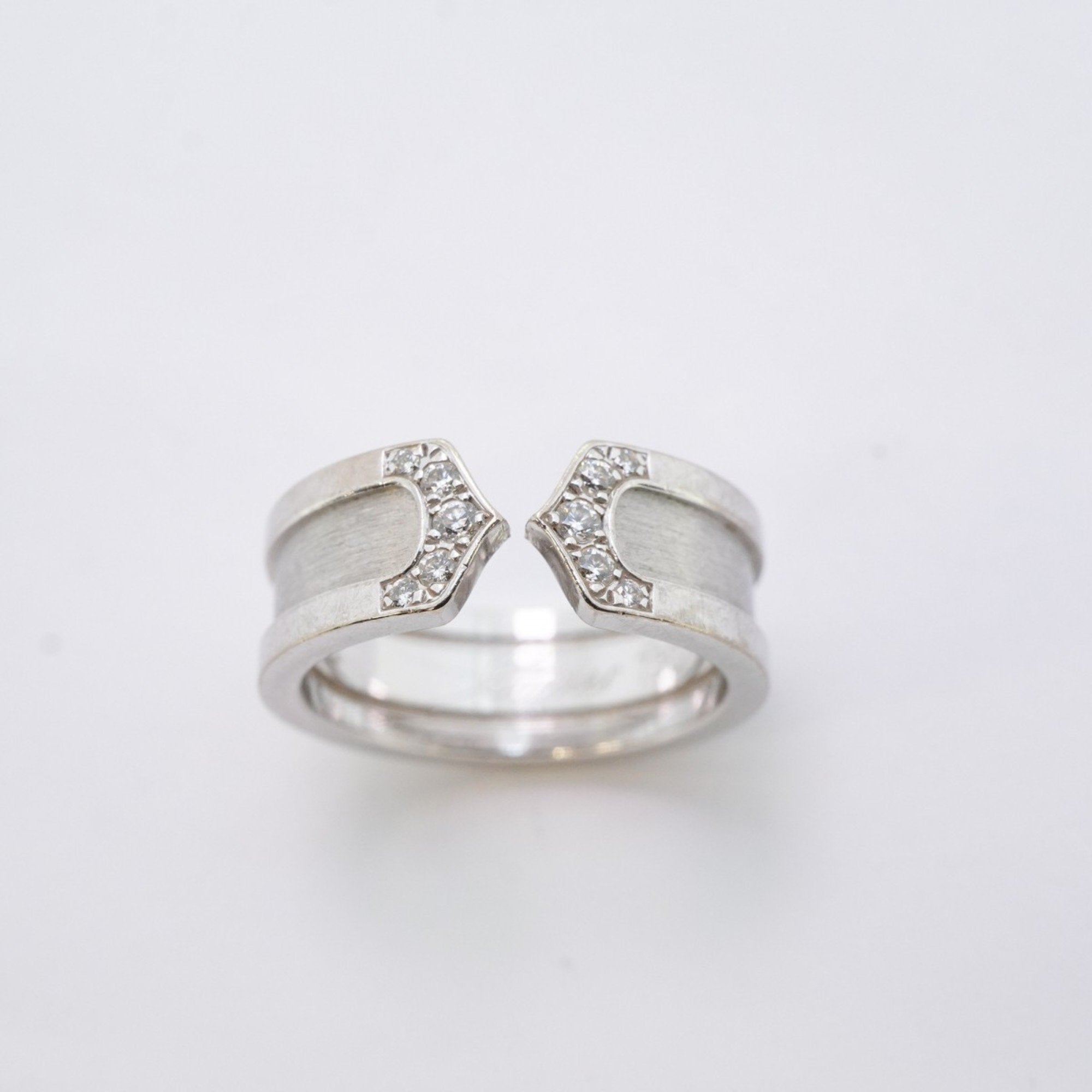 C2 Ring 18K White Gold with Diamond