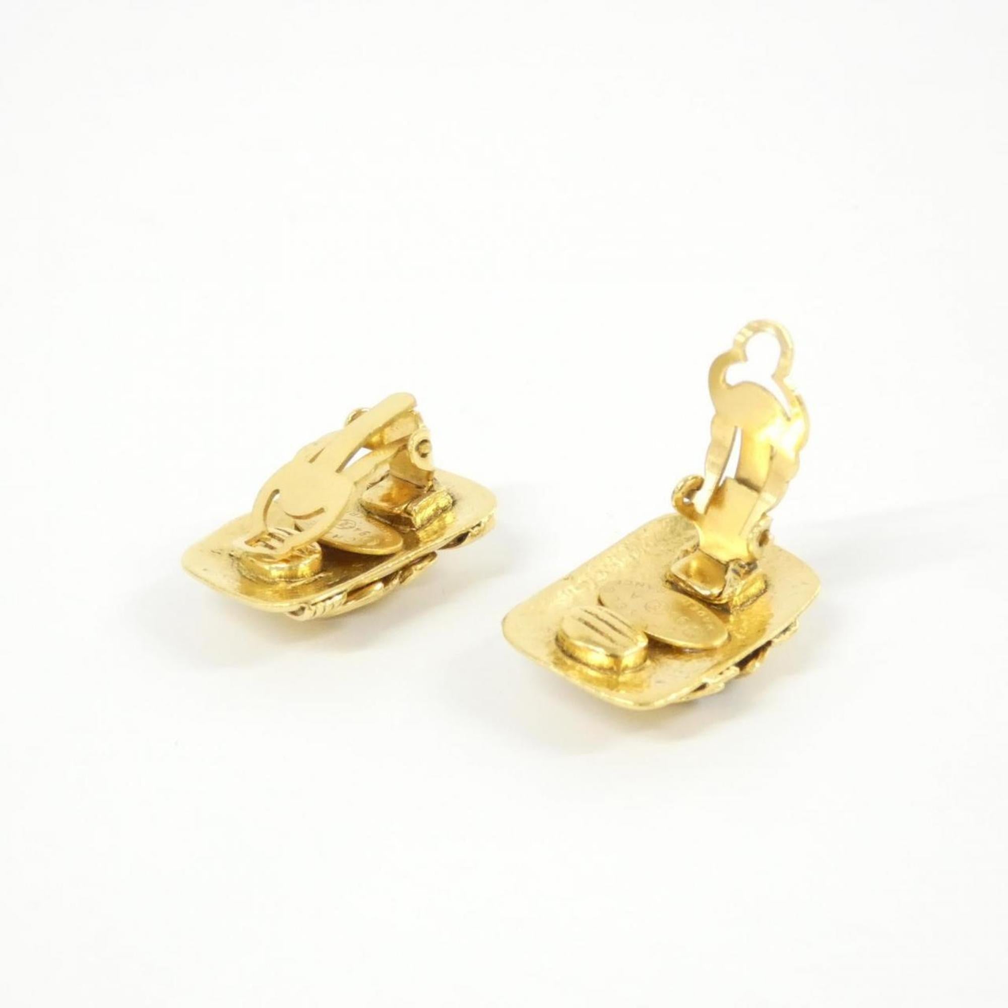 Clip-On Earrings Clip-On Gold-Tone Metal