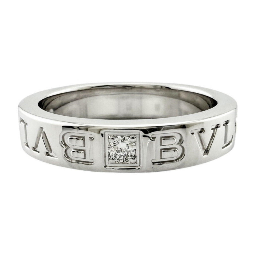 Band Ring 18K Gold with Diamond