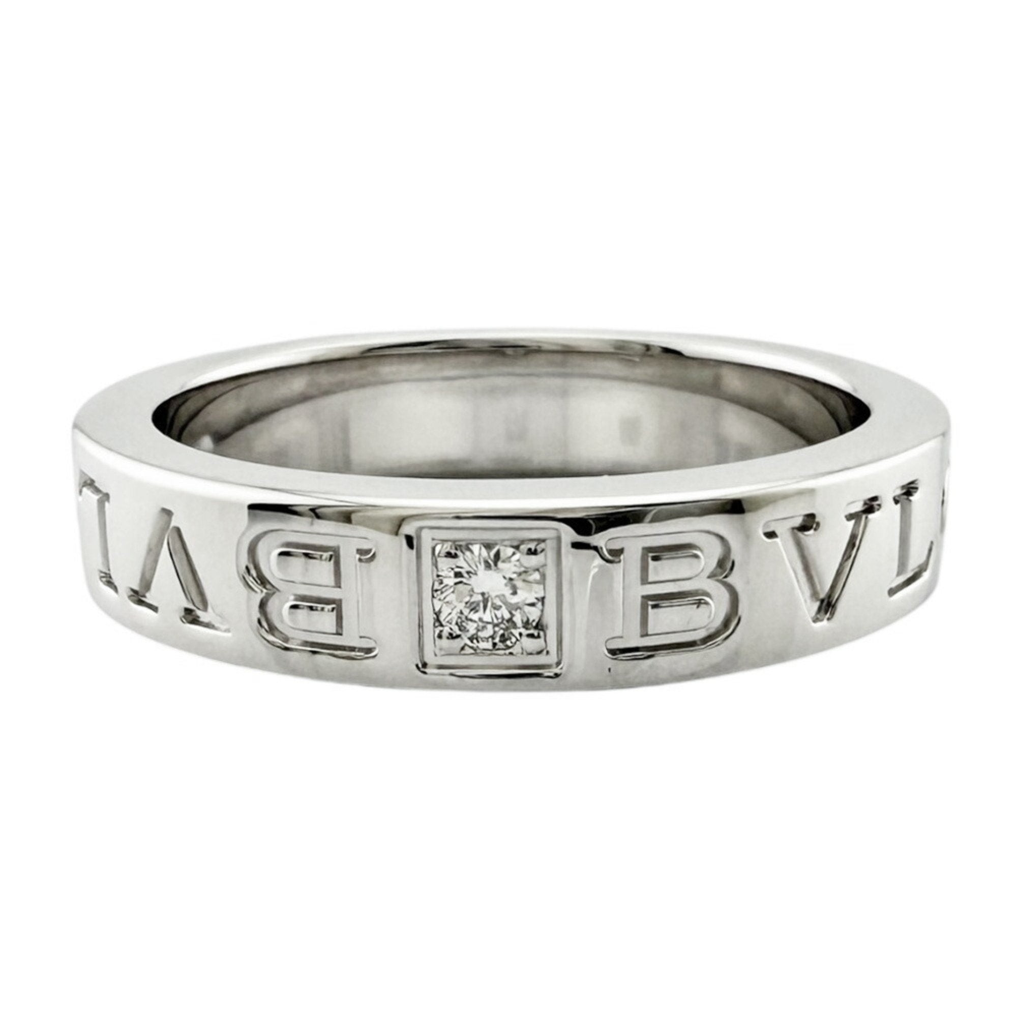 Band Ring 18K Gold with Diamond