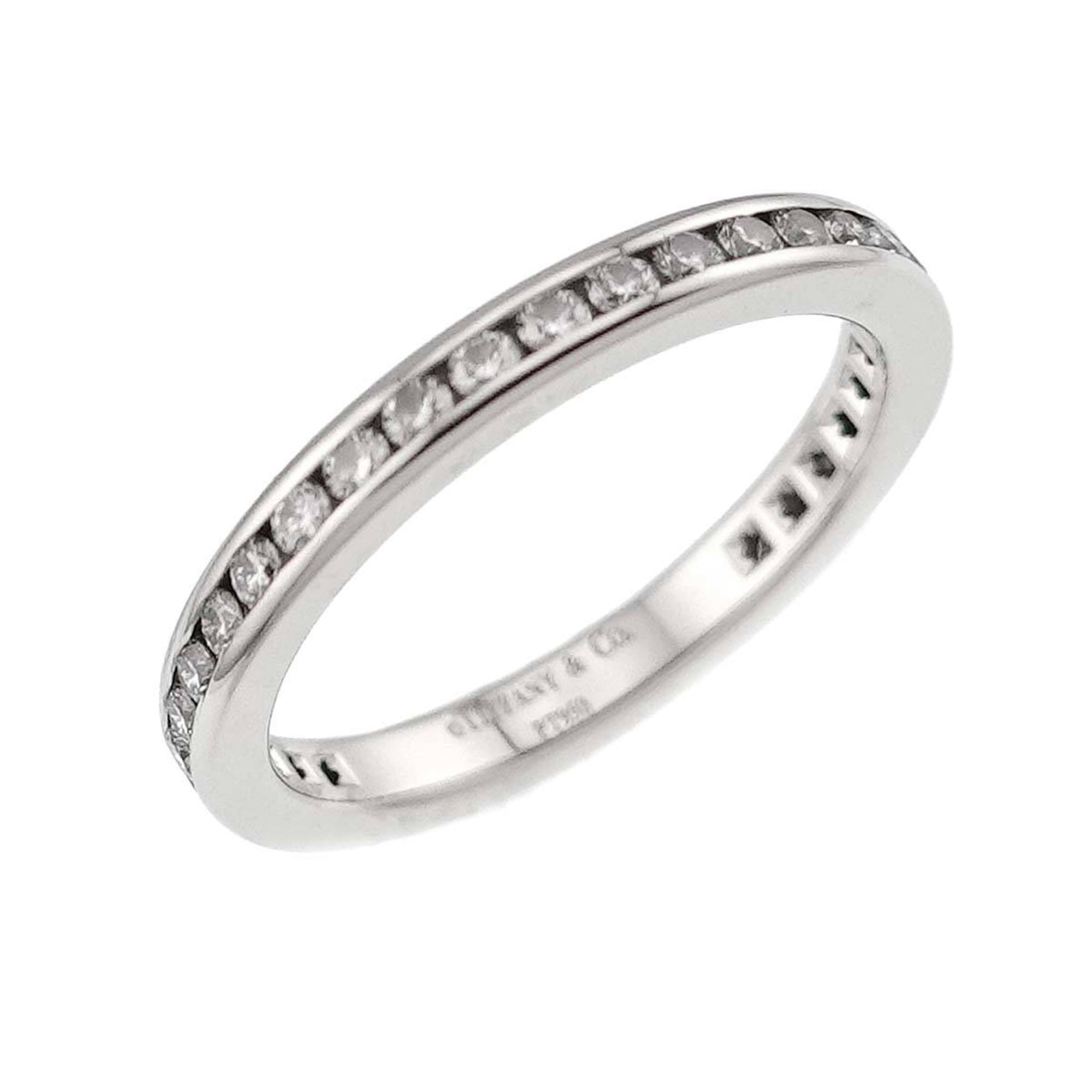 Full Circle Ring Platinum with Diamonds