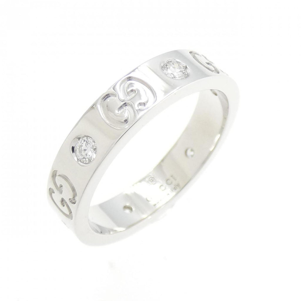Icon Ring 18K White Gold With Diamond