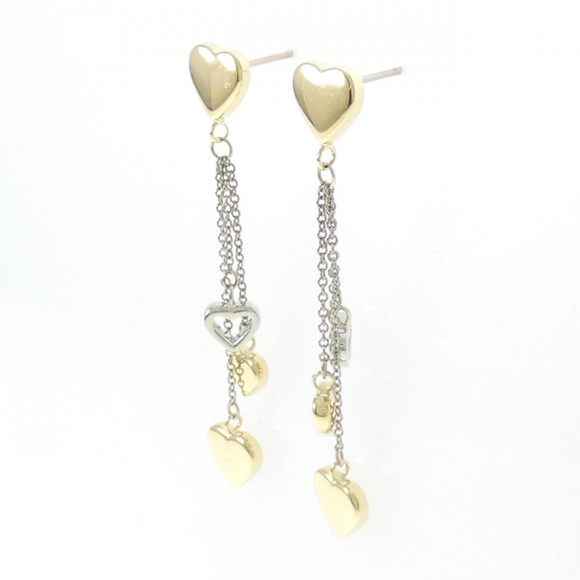 Earrings 18K White Gold and 18K Yellow Gold